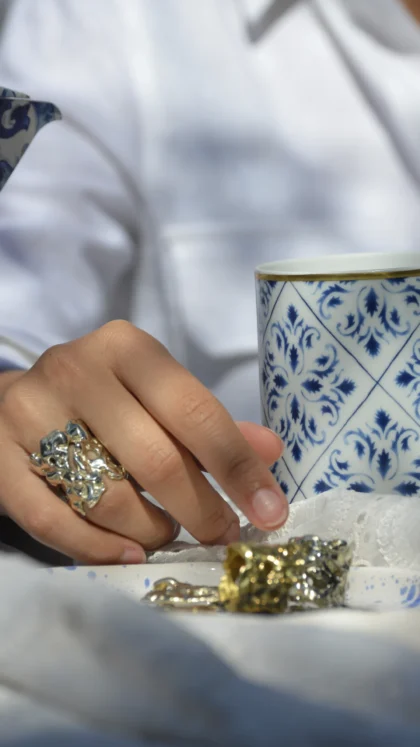 Anillo Rock Alpaca