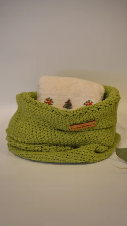 Bolsita Tejida  en Crochet