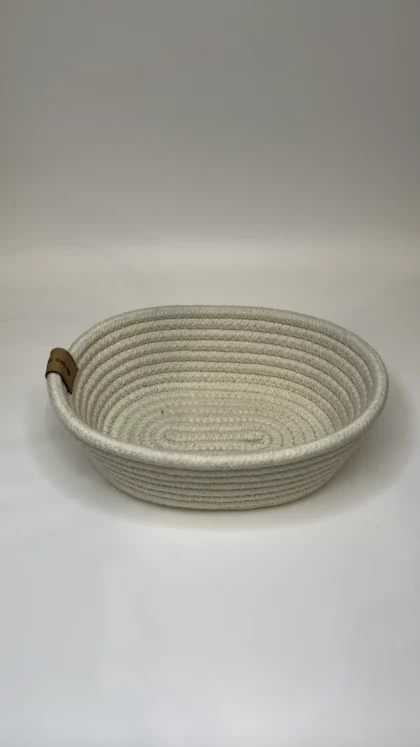 Cesta Oval de hilo de algodon, Chica - Image 2
