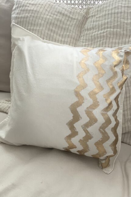 Almohadon de Diseño  Tusor & Gold
