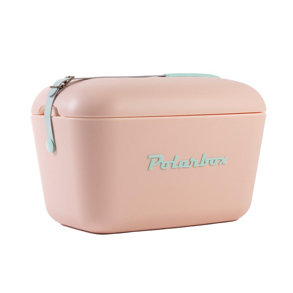 Conservadora Polarbox - 20 litros color Rosa con correa marron